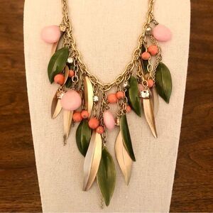 Coldwater Creek | Leaf Bauble Necklace | 24” Adjustable
